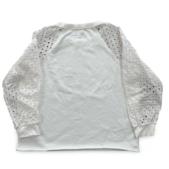 Gap Sweatshirt White Women’s Small - Picture 5 of 7